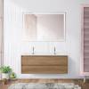 Тумба с раковиной BelBagno KRAFT 120 подвесная, на две чаши, Rovere Nebrasca Nature фото 5