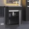 Тумба с раковиной Uperwood Modul подвесная, матовая, черная, 50 см фото 14