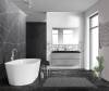 Тумба под раковину Belbagno Albano ALBANO-1200-2C-SO-CVG 120x45x50 Cemento Verona Grigio подвесная с двумя выкатными ящиками фото 16