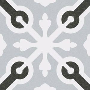 Декор VIVES 1900 llagostera gris g.207 20x20