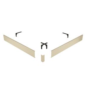 Экран для поддона RGW N/ST-01 Be бежевый, 80x80