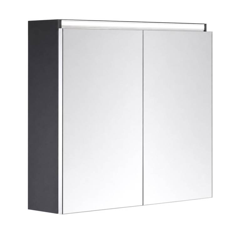 Зеркало-шкаф Armadi Art Vallessi 100 антрацит, матовый