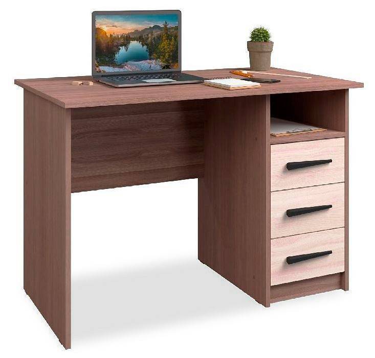 Стол письменный Атмосфера Оптима 00-00014725 Шимо светлый/Шимо темный