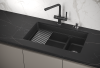 Мойка кухонная Granula Kitchen Space KS-7304 черный фото 2
