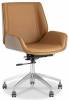 Кресло компьютерное Stool Group Crown B1707 270-09 коричневое