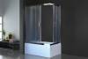 Душевой уголок Royal Bath RB 8100BP-C-CH левый, профиль хром, стекло рифленое, 100x80x200