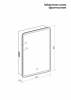 Зеркало-шкаф Taliente Cbled TA-CBled-EL6080R с LED-подсветкой и розеткой, 60x15x80 см фото 9