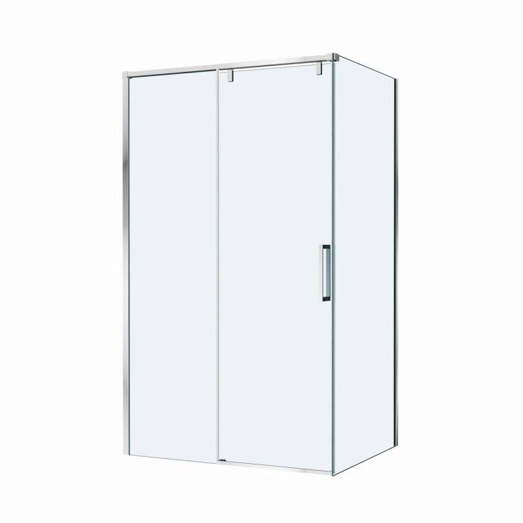 Душевой уголок BelBagno SOFT_CLOSE-1-AH-1-120/90-C-Cr профиль хром, стекло прозрачное, 120x90x200