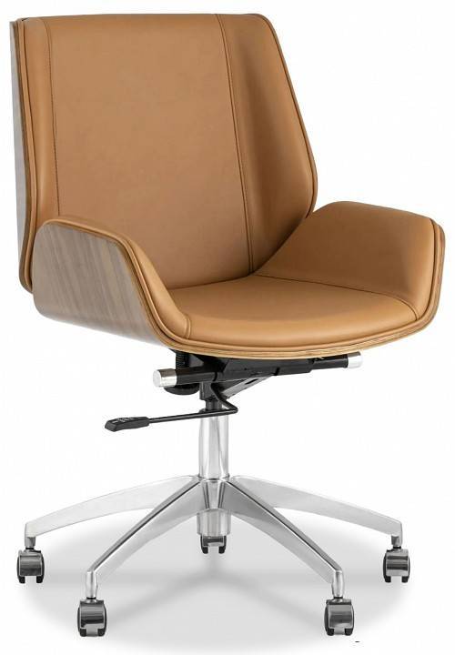 Кресло компьютерное Stool Group Crown B1707 270-09 коричневое
