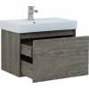 Тумба с раковиной Aquanet Nova Lite 75 245242 подвесная, дуб рошелье фото 4