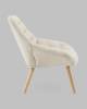 Кресло Stool Group Олби Страйпс QH-2805K 263-1 light beige белый фото 3