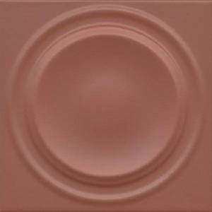 Декор Kerama Marazzi Аква Альта OBE003 2 красный матовый структура 20x20x0.95