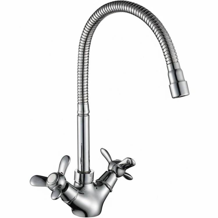 Смеситель для кухни Rossinka Q Q02-75 с гибким изливом