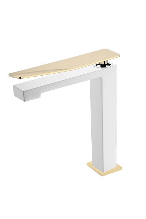Смеситель для раковины Boheme Q 142-WG.2 Whitegold.2