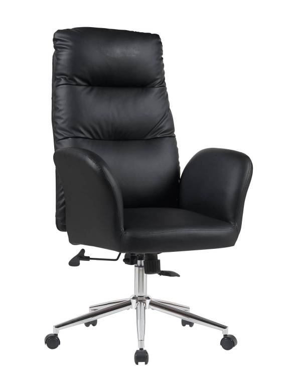 Кресло компьютерное Stool Group TopChairs Solid DD-004 black черный