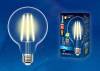 Лампа светодиодная филаментная Uniel Sky Globe LED-G95-10W/3000K/E27/CL PLS02WH фото 2