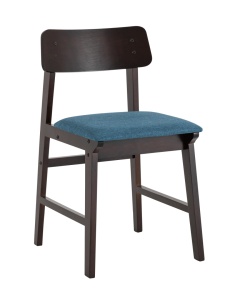 Стул Stool Group Oden S MH52035 H3221-7 STEEL BLUEx2 мягкое сидение, синее