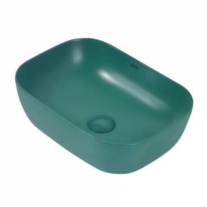 Раковина Abber Rechteck AC2200MBG 45 см, темно-зеленая матовая