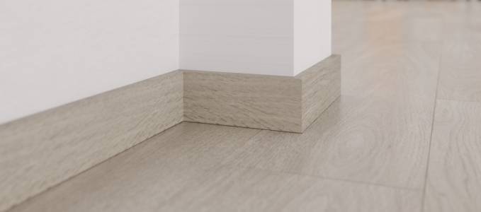 Плинтус Fine Floor Rich FF-2090 Дуб Вулькано 2400x60x12.5