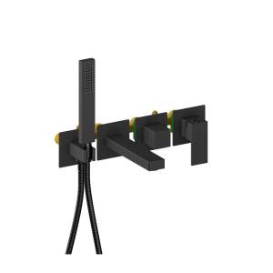 Смеситель для ванны Aquatek Либра AQ1644MB черный матовый