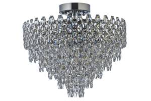 Большая люстра на штанге хрустальная Arti Lampadari Osoppo E 1.5.80.100 N