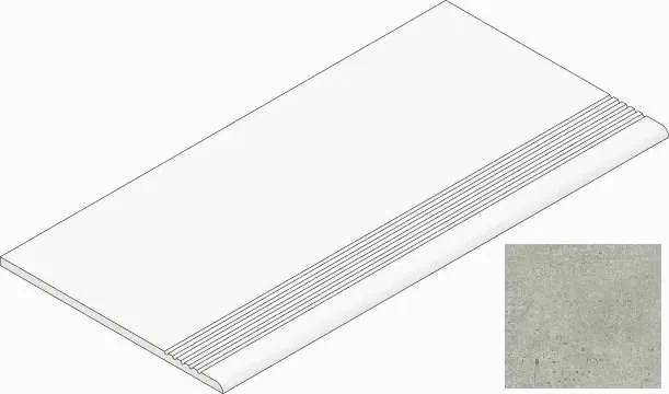 Ступень Kerranova Fabrika K-2013/MR/st01 Grey 294х600x9