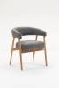 Стул Stool Group Zubo DM4729-1 OTE-Q-456 D.GREY темно-серый, с деревянными ножками фото 2