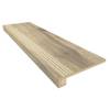 Ступень Ametis by Estima Daintree 34941 Set/Steptrade/DA02_NS/33x120/S1/Riser/DA02_NS/14,5x120 33x120 неполированная с бортиком+Подступенок 14.5x120