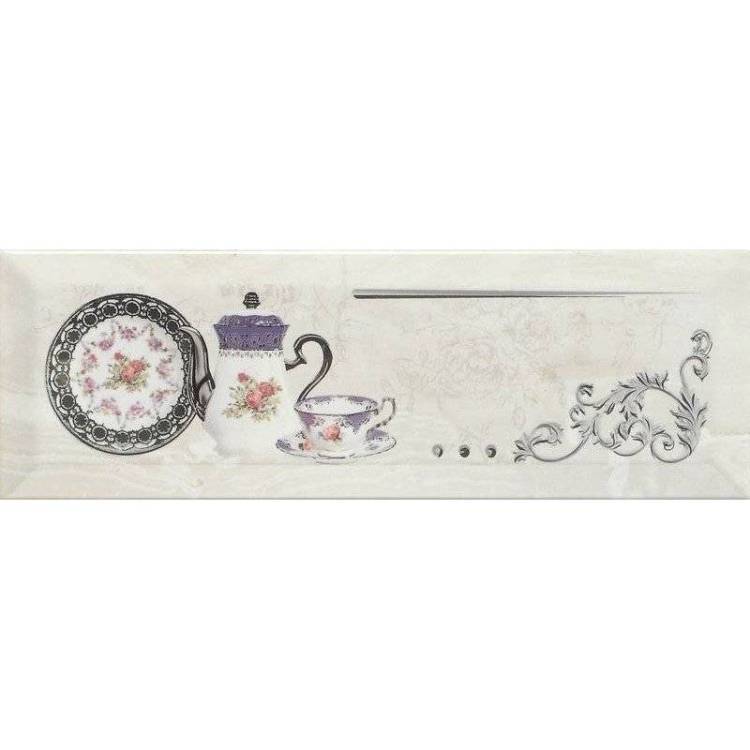 Декор Monopole Petra Pranzo Silver B 10x30