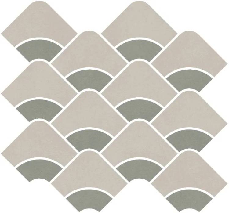 Декор Kerama Marazzi Таделакт KMD2HID006BR наборный бежевый светлый. зелёный матовый обрезной 30x28