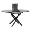Стол Tetchair Manzana 20618 мрамор чёрный/чёрный 100x75x100 фото 4