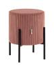 Пуф Stool Group Кейси vd-keysi-cl-coral коралловый, велюр рельефный