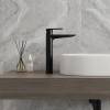 Смеситель для раковины Teymi Kati T10218 высокий, черный матовый фото 4