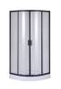 Душевой уголок Taliente TA-09091-1CB профиль матовый черный, стекло прозрачное, 90x90x195