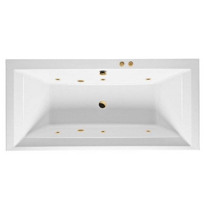 Акриловая ванна Excellent Crown Grand SOFT WAEX.CRG19.SOFT.GL 190x90 золото