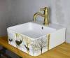Смеситель для раковины Bronze de Luxe Tiffany 1901BR бронза фото 2