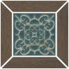 Вставка Kerama Marazzi Тровазо ID154 наборный коричневый светлый матовый 13x13x0.9 фото 2