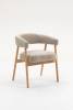 Стул Stool Group Zubo DM4729-1 OTE-Q-120 FLAXEN бежевый, с деревянными ножками фото 2