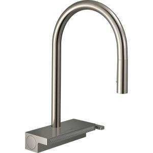 Смеситель для кухни Hansgrohe Aquno Select M81 73831800 сталь