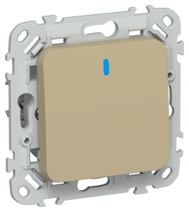 Выключатель 1-клавишный проходной IEK Flite FI-V12-1-10-1-K59 хаки