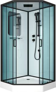 Душевая кабина Niagara Premium NG-6902-01D BLACK 100х100х220 черная, с низким поддоном