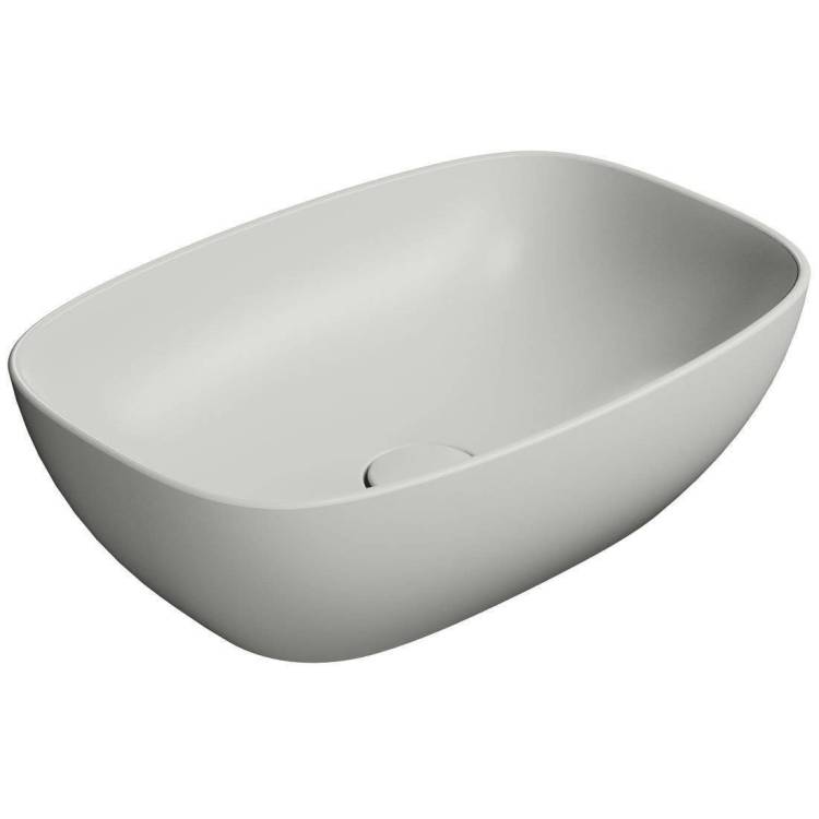 Раковина GSI Nubes 978417 50 см, серая матовая