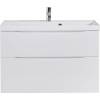 Тумба с раковиной BelBagno Marino H90 bianco lucido