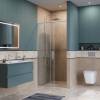Душевая дверь в нишу BelBagno SOFT_CLOSE-1-BF-1-100-C-Cr профиль хром, стекло прозрачное, 100x200 фото 4