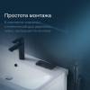 Смеситель для раковины AM.PM Gem F90A03022 с гиг.душем, излив 99 мм, черный, шт фото 14