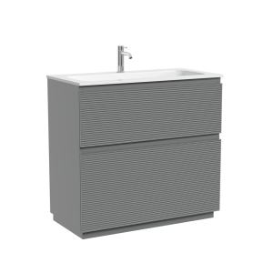 Тумба под раковину Sancos Folk Floor FL90FES напольная, 89x44.5x85, Ergraut soft