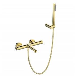 Смеситель для ванны BelBagno Uno UNO-VASM/DFS-ORO золото
