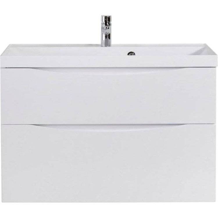 Тумба с раковиной BelBagno Marino H90 bianco lucido