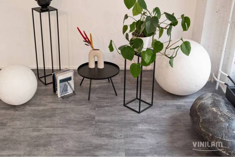 SPC Ламинат Vinilam Ceramo Stone 8/34 4V 71616 Цемент Серый 940x470