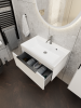 Тумба с раковиной La Fenice Simpla Bianco NFNC-01-SIM-B-60-3-60 белая матовая, 60 см фото 5